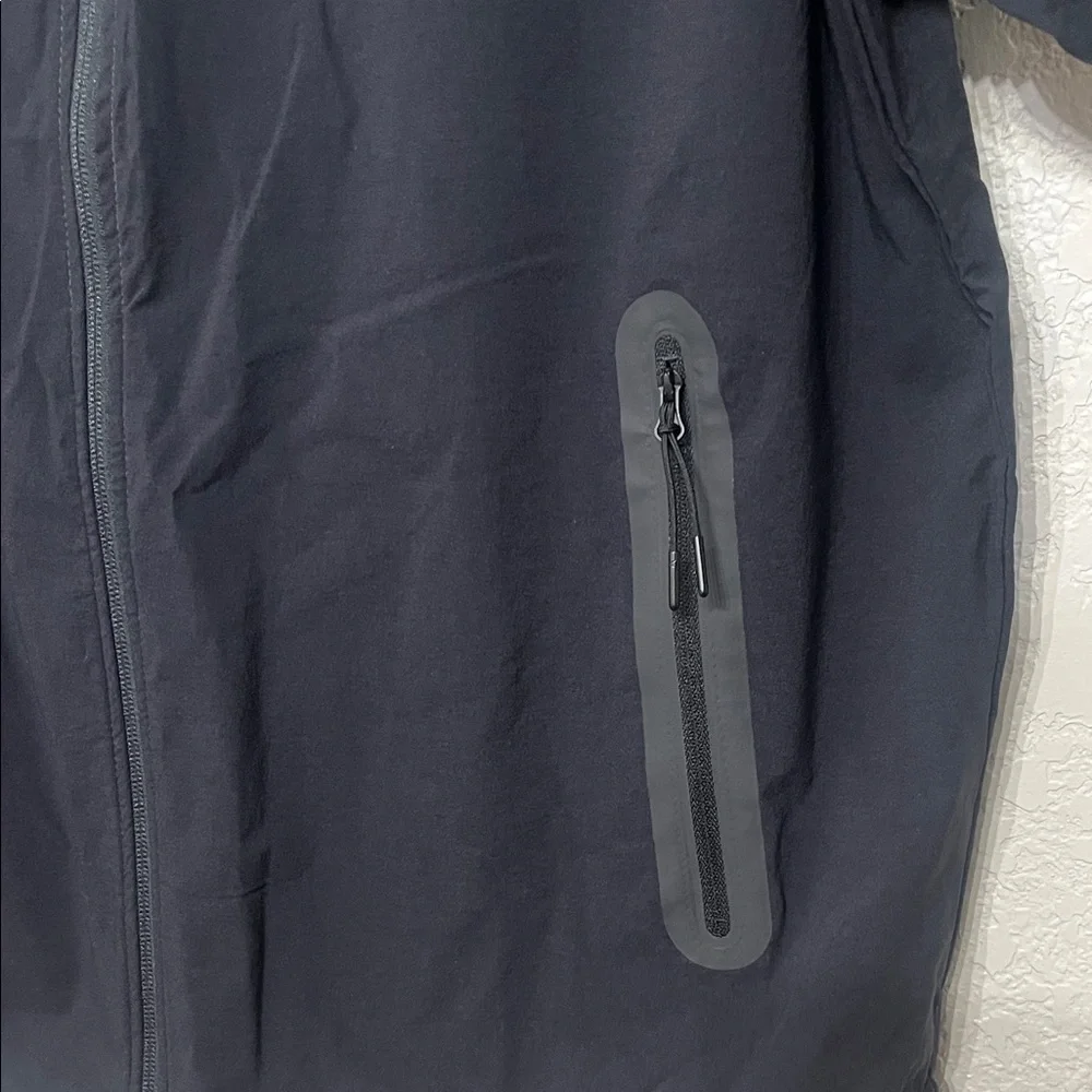 Nike Tech Black & Dark Grey Men’s Size Medium loose fit Zip-up Windbreaker - Picture 7 of 14